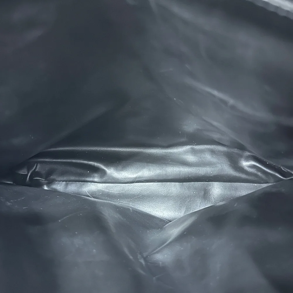 Vintage Pistore Italian Chic Black Woven Leather Shoulder Bag - Picture 10 of 13